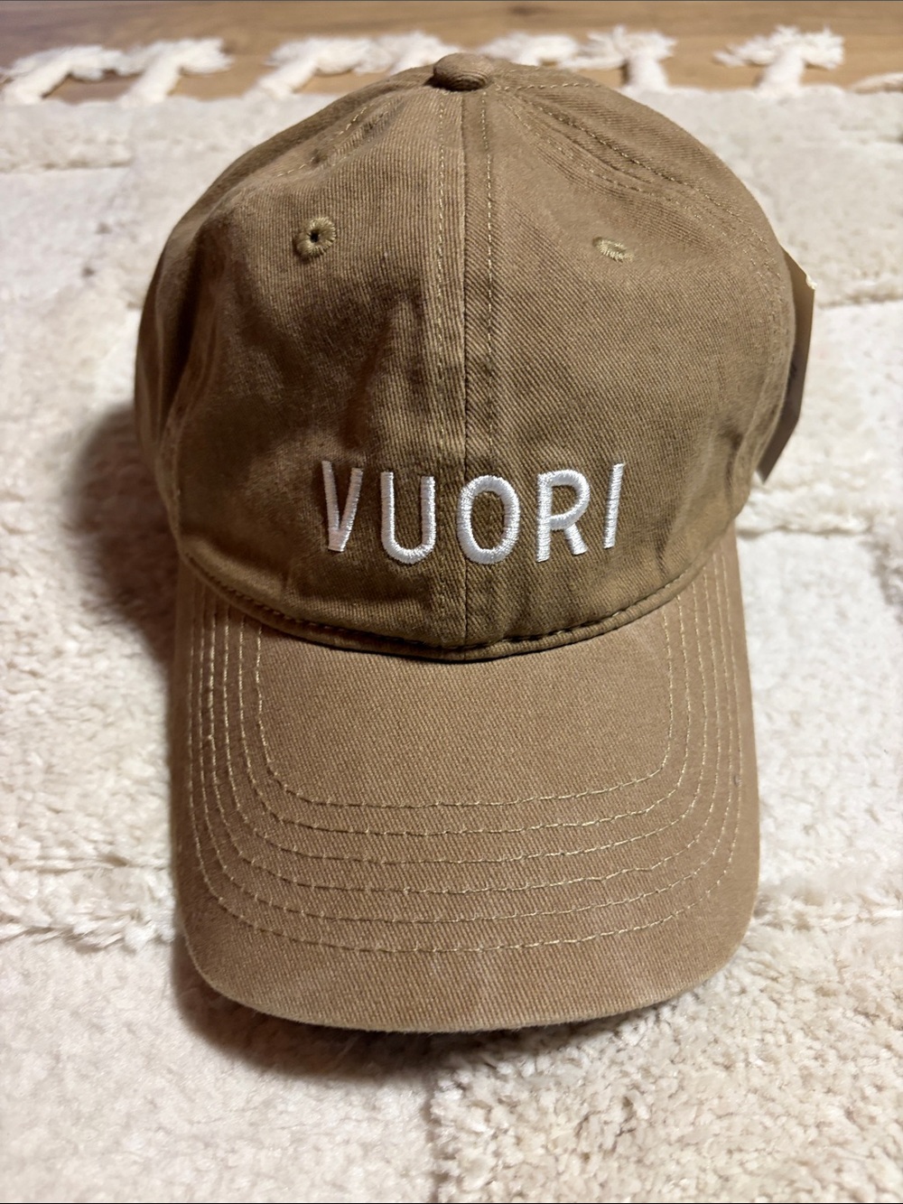 Vuori | Adjustable Unisex Camel Ball Cap | NWT